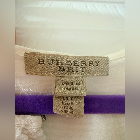 Burberry Cream Lace Dress - Picture 2 of 4